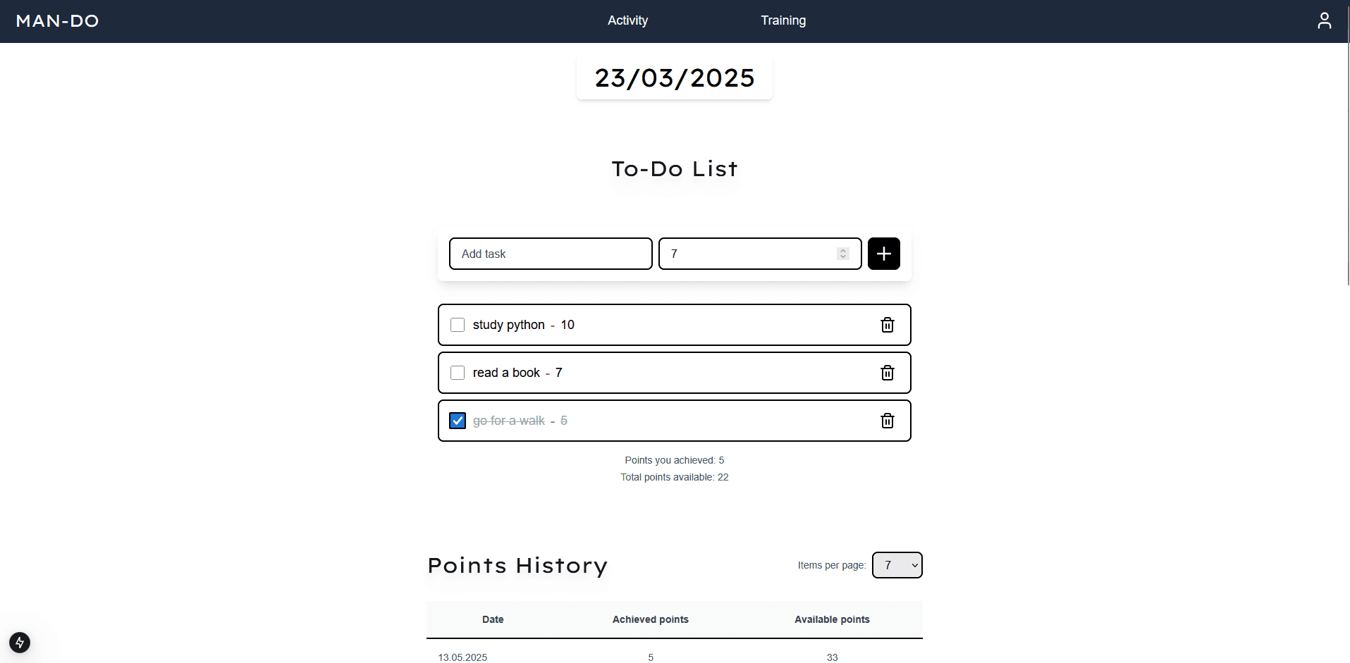 Screenshot of Man-Do